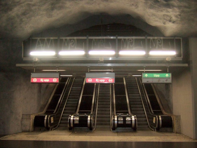 Åka tunnelbana i Stockholm